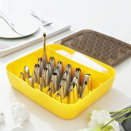 Комплект дюзи за украса на цветя — 304 неръждаема стомана, за декориране на торти, без внос