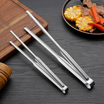 304 čelični klip za posluživanje, višefunkcionalan, protivklizni i protiv opeklina, otporan na visoke temperature; prilagođena obrada i tisak logotipa