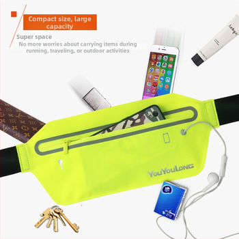 TOWADE Спортна талияна чанта за походи — дишаща, водоустойчива, ултралека, еластичен колан, катарама за безопасност