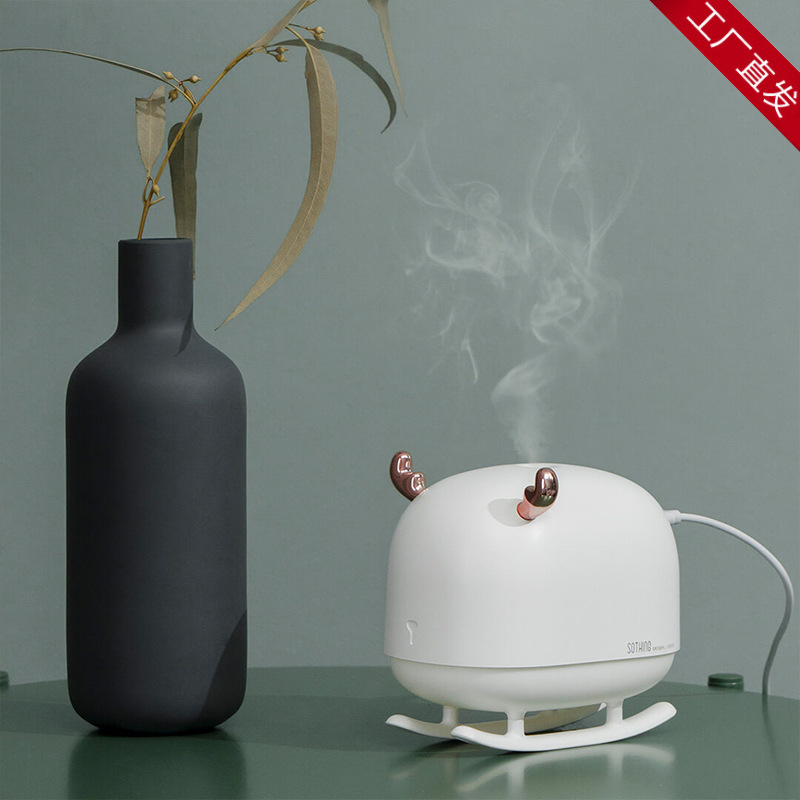 Υγραντήρας υπνοδωματίου με αρωματοθεραπεία, αθόρυβη λειτουργία, USB τροφοδοσία, δεξαμενή 0.5–1 L, κατάλληλος για χώρους έως 10 m²
