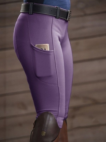 Női magas derekú rövid ceruza nadrág, poliészter-elasztán keverék, vékony anyag