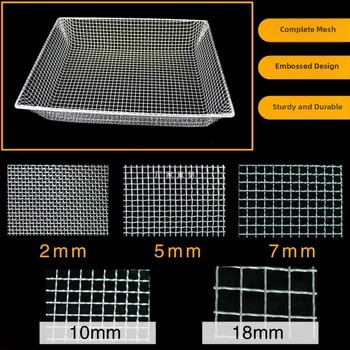 Štvorec sitko na múku z nehrdzavejúcej ocele, domáce použitie