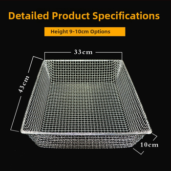 Štvorec sitko na múku z nehrdzavejúcej ocele, domáce použitie