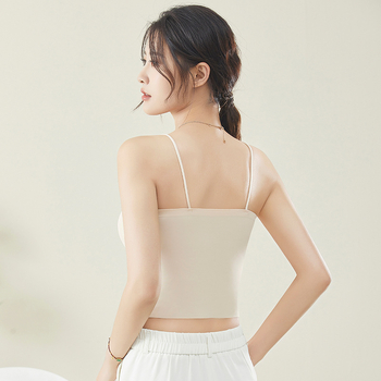 Vállpánt nélküli melltartó borítással Ice Silk/Nylon, varrat nélküli, lélegző, karcsú hátsó rész, kényelmes; telt kosár, vékony formázott kosár; fő anyag 70–80%