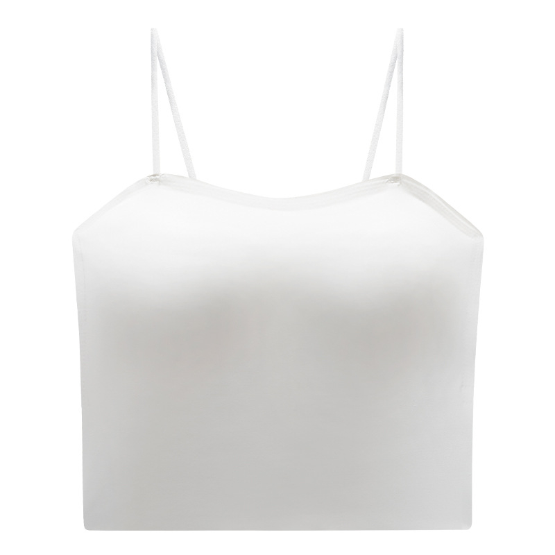 Vállpánt nélküli melltartó borítással Ice Silk/Nylon, varrat nélküli, lélegző, karcsú hátsó rész, kényelmes; telt kosár, vékony formázott kosár; fő anyag 70–80%