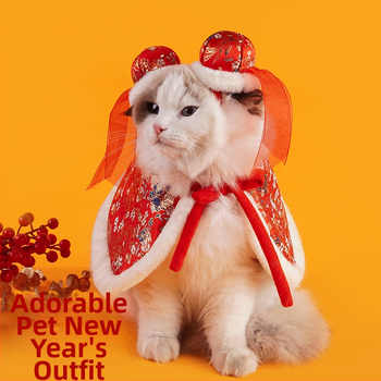 Îmbrăcăminte pentru animale de companie, design gros de iarnă, pânză nețesută, stil chinezesc, brand Jizai, origine Zhejiang Jinhua