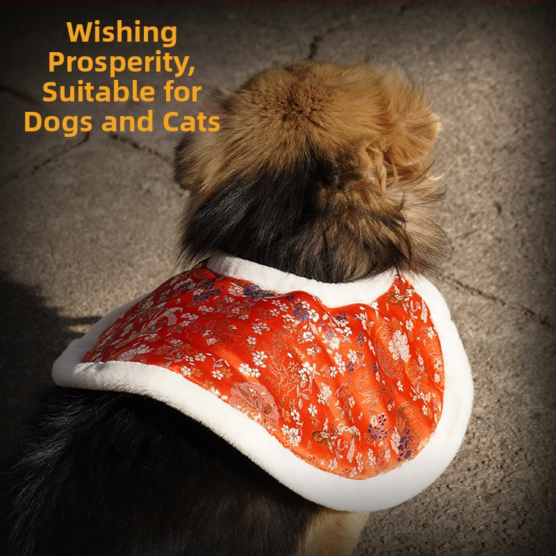 Îmbrăcăminte pentru animale de companie, design gros de iarnă, pânză nețesută, stil chinezesc, brand Jizai, origine Zhejiang Jinhua