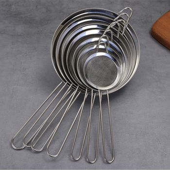 Nehrđajući čelik — ručno sito i mrežasta cjediljka za brašno; za filtriranje ptičjeg gnijezda i ostataka sojinog mlijeka; brenda QN; prilagodba i otisak logotipa dostupni