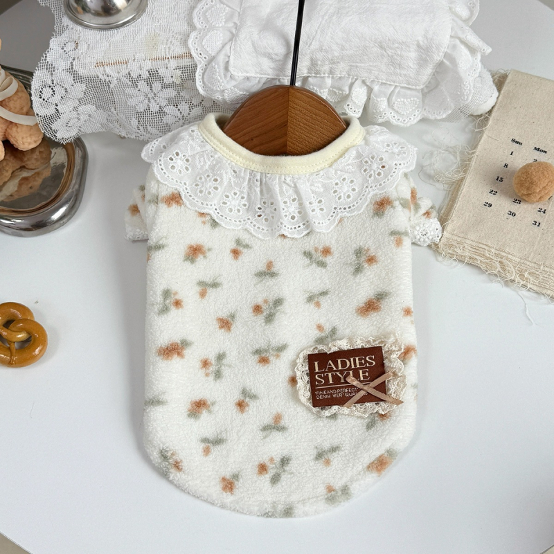 Jesensko-zimska odjeća za pse i mačke s crtić Teddy i Corgi motivom, kardigan jakna