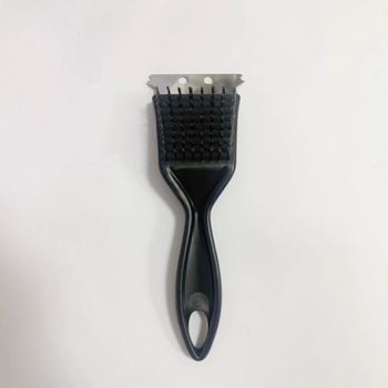 Četka za roštilj s oštrim repom, čelične vlasi, PP držač, moderni minimalistički stil, za čišćenje mreže roštilja