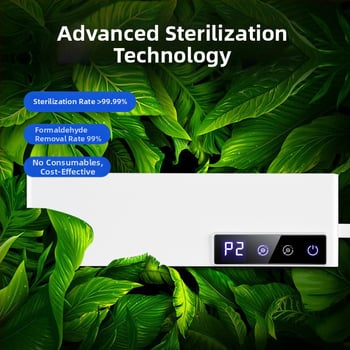 Μίνι απολυμαντικό όζον για φορμαλδεΰδη και απομάκρυνση οσμών, με αρνητικά ιόντα και όζον, ροή αέρα 50 m3/h, θόρυβος κάτω από 36 dB, τροφοδοσία USB