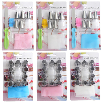 Набор декоративни върхове за украса, неръждаема стомана + EVA + PP, код 505, за печене на торти
