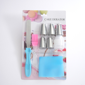 Набор декоративни върхове за украса, неръждаема стомана + EVA + PP, код 505, за печене на торти