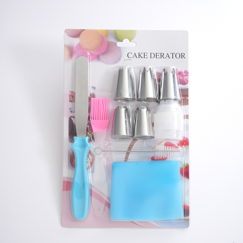 Набор декоративни върхове за украса, неръждаема стомана + EVA + PP, код 505, за печене на торти