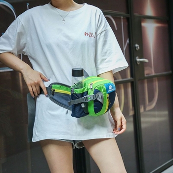 Vikani найлонова спортна поясна чанта за мъже, водоустойчива, с голям капацитет, подходяща за ледени и снежни спортове