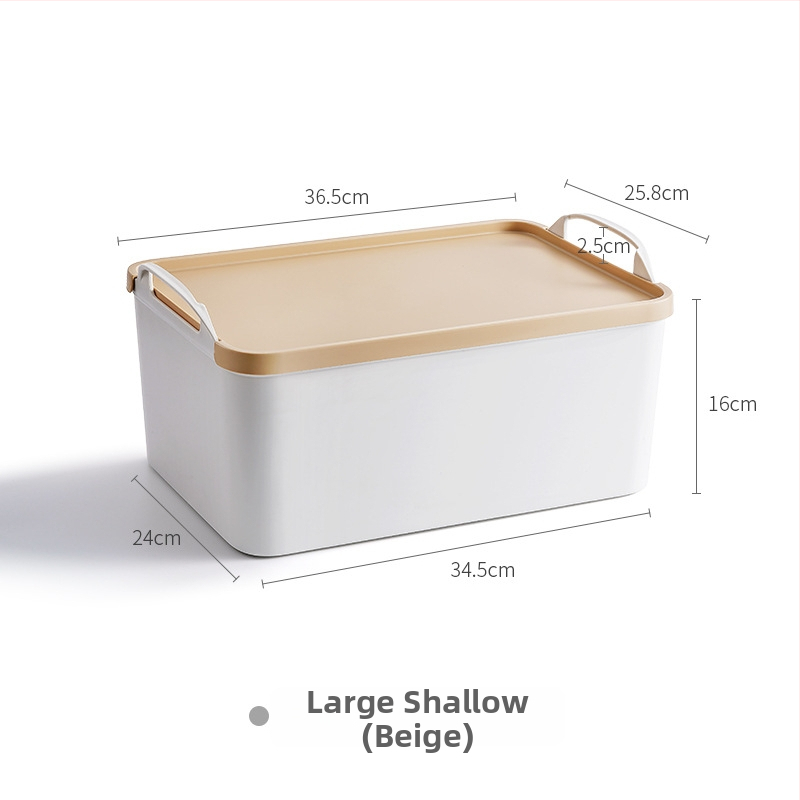 PP plastična kutija za skladištenje sa poklopcem, kapacitet 20L, model S0450, set od 16 komada, višenamjenski organizator