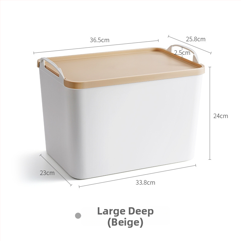 PP plastična kutija za skladištenje sa poklopcem, kapacitet 20L, model S0450, set od 16 komada, višenamjenski organizator