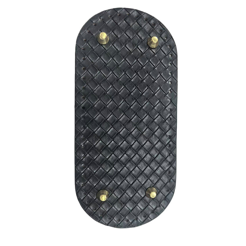 Долна плоча за чанти с имитирана тъкана кожа, водоустойчива, ретро стил Европа–САЩ, пролет 2026