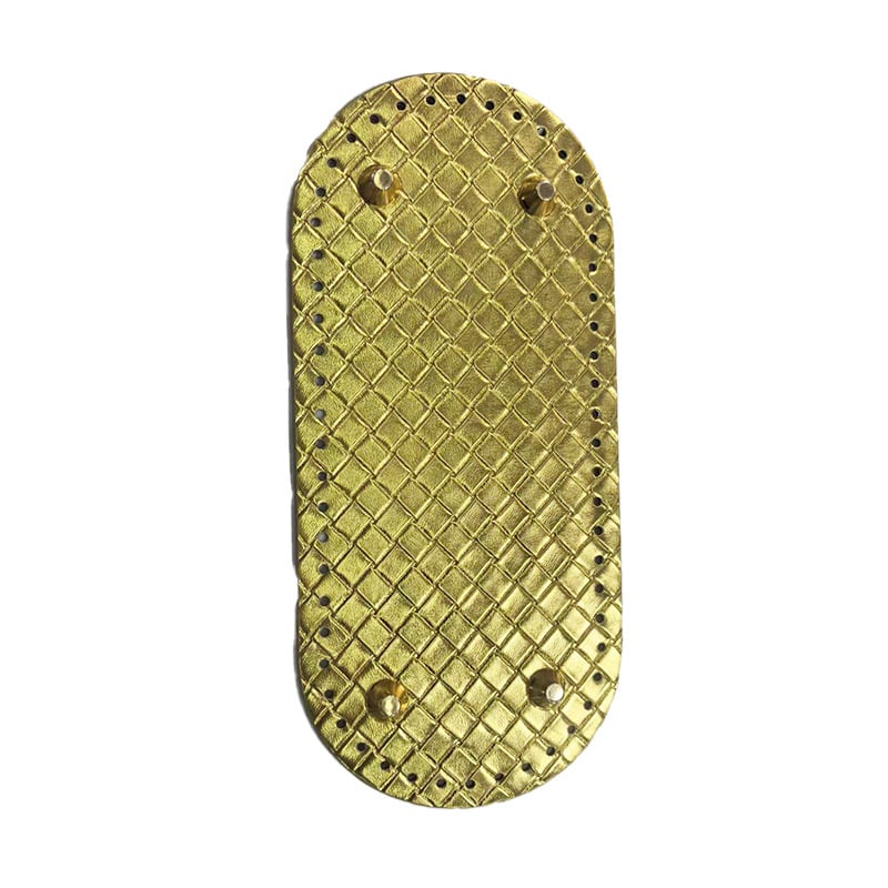 Долна плоча за чанти с имитирана тъкана кожа, водоустойчива, ретро стил Европа–САЩ, пролет 2026