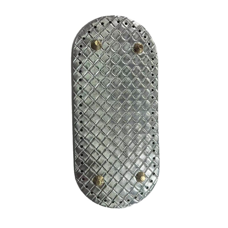 Долна плоча за чанти с имитирана тъкана кожа, водоустойчива, ретро стил Европа–САЩ, пролет 2026