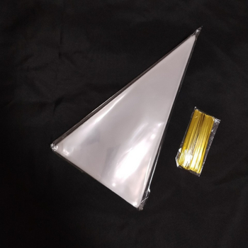 Пластмасова торба за декорация/шприц торба, ОПП материал, горещо изрязване на ръба, товароносимост 3 кг, възможност за персонализация и печат на лого