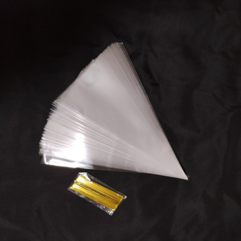 Пластмасова торба за декорация/шприц торба, ОПП материал, горещо изрязване на ръба, товароносимост 3 кг, възможност за персонализация и печат на лого