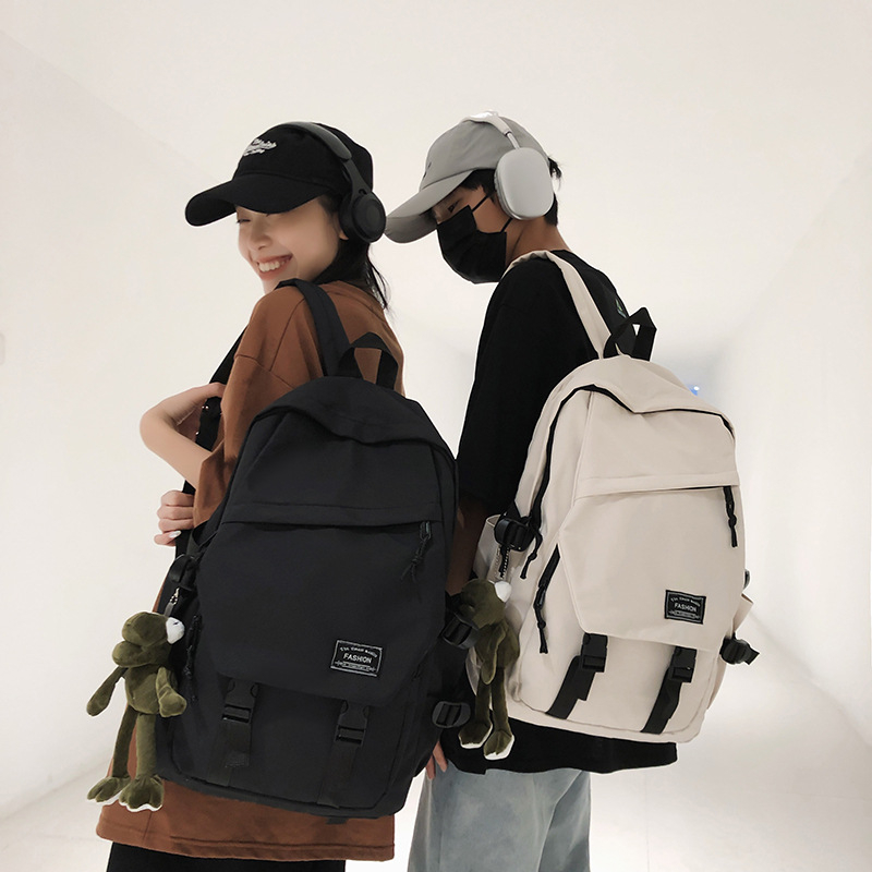 Unisex ruksak – moderan korejski stil, proširivi dizajn, najlon konstrukcija, zakrivljene naramenice (Ključne specifikacije: najlon; proširivi dizajn; zakrivljene naramenice)