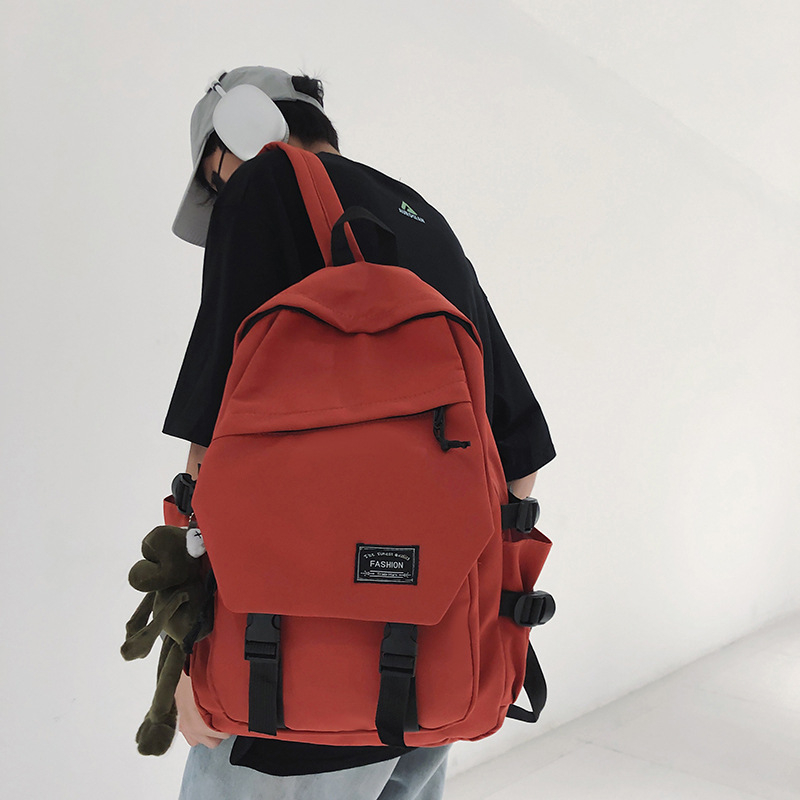 Unisex ruksak – moderan korejski stil, proširivi dizajn, najlon konstrukcija, zakrivljene naramenice (Ključne specifikacije: najlon; proširivi dizajn; zakrivljene naramenice)