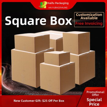 Haiyu kartónová škatulka – vyrezávaná, päťvrstvový extra-tvrdý kartón, obyčajný kartón