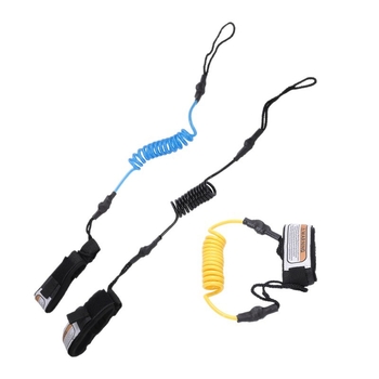 TPU anyagú biztonsági kötél szörfdeszkához – általános használatra, wakeboardhoz és szörfdeszkához