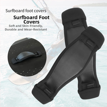 Surfboard príslušenstvo: fixné nožné návleky na hydrofoil, hrubé protišmykové pásy, nylonová konštrukcia, Weaver