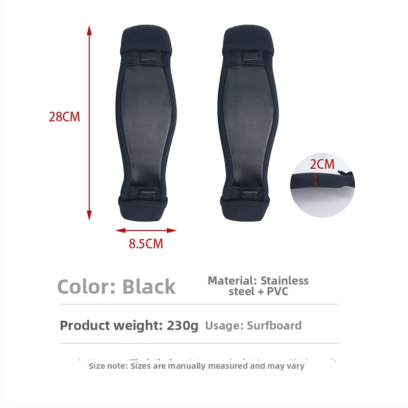 Surfboard príslušenstvo: fixné nožné návleky na hydrofoil, hrubé protišmykové pásy, nylonová konštrukcia, Weaver