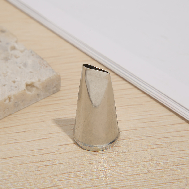 JR 7 darabos tortadíszítő cső készlet, 304 rozsdamentes acélból, tortasütéshez