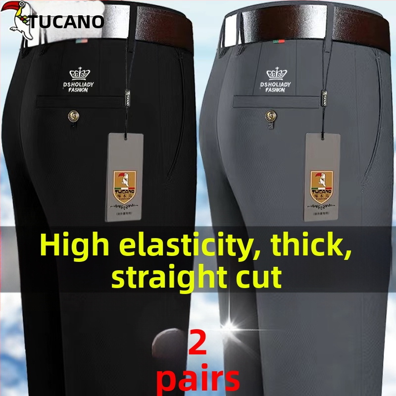 Woodpecker панталони – прави, памук, висока еластичност, без гладене, за мъже