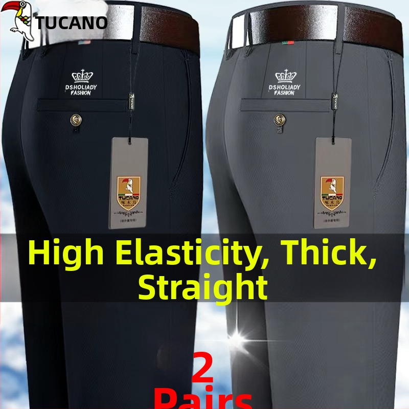 Woodpecker панталони – прави, памук, висока еластичност, без гладене, за мъже