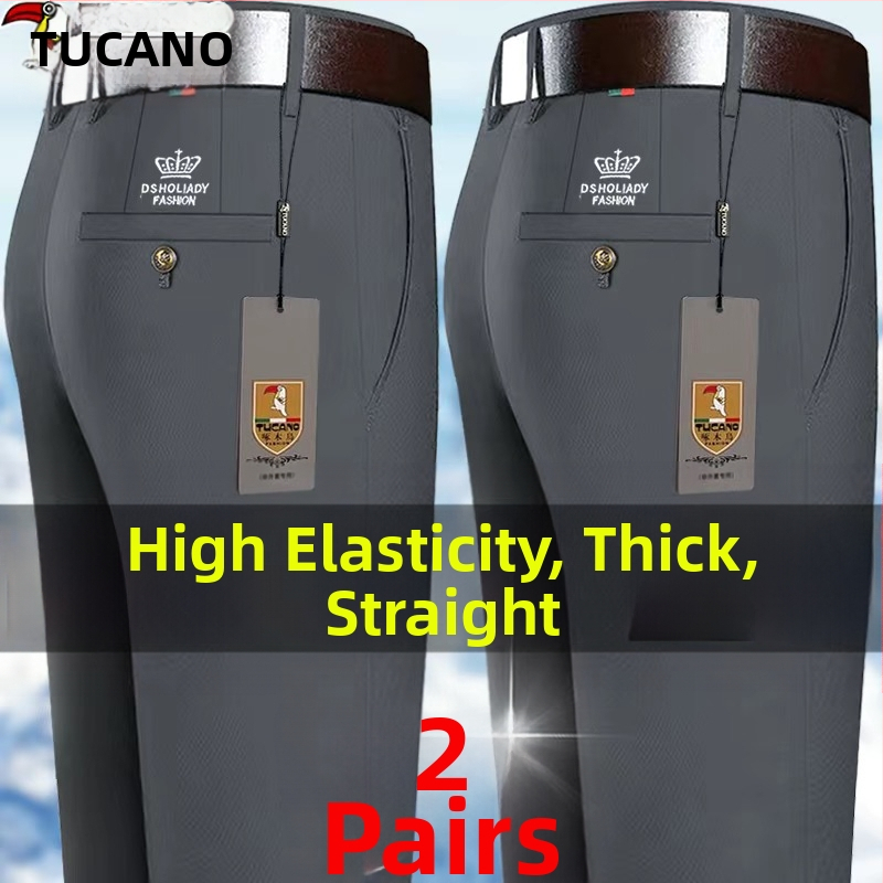 Woodpecker панталони – прави, памук, висока еластичност, без гладене, за мъже