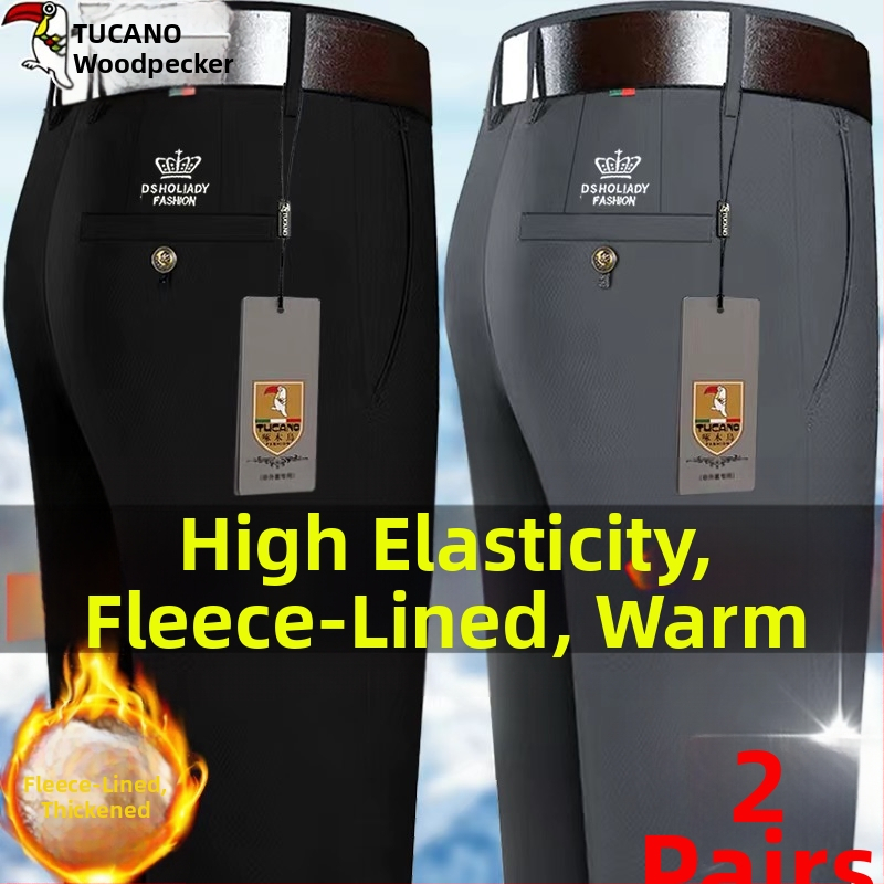 Woodpecker панталони – прави, памук, висока еластичност, без гладене, за мъже