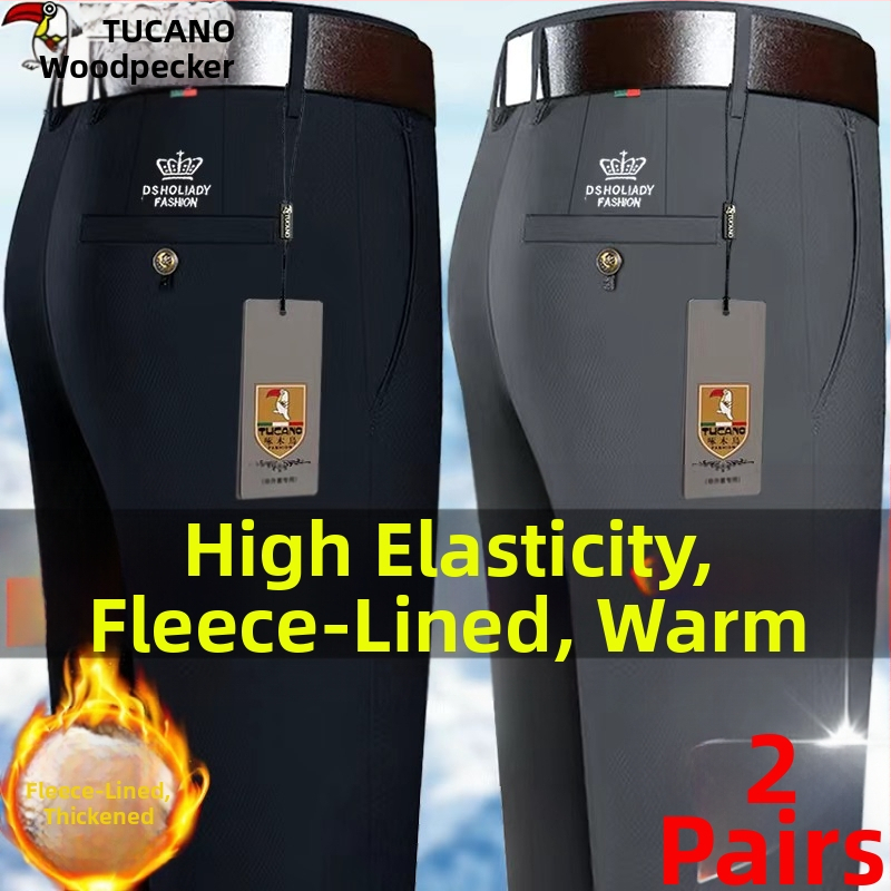 Woodpecker панталони – прави, памук, висока еластичност, без гладене, за мъже