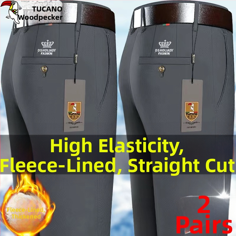 Woodpecker панталони – прави, памук, висока еластичност, без гладене, за мъже