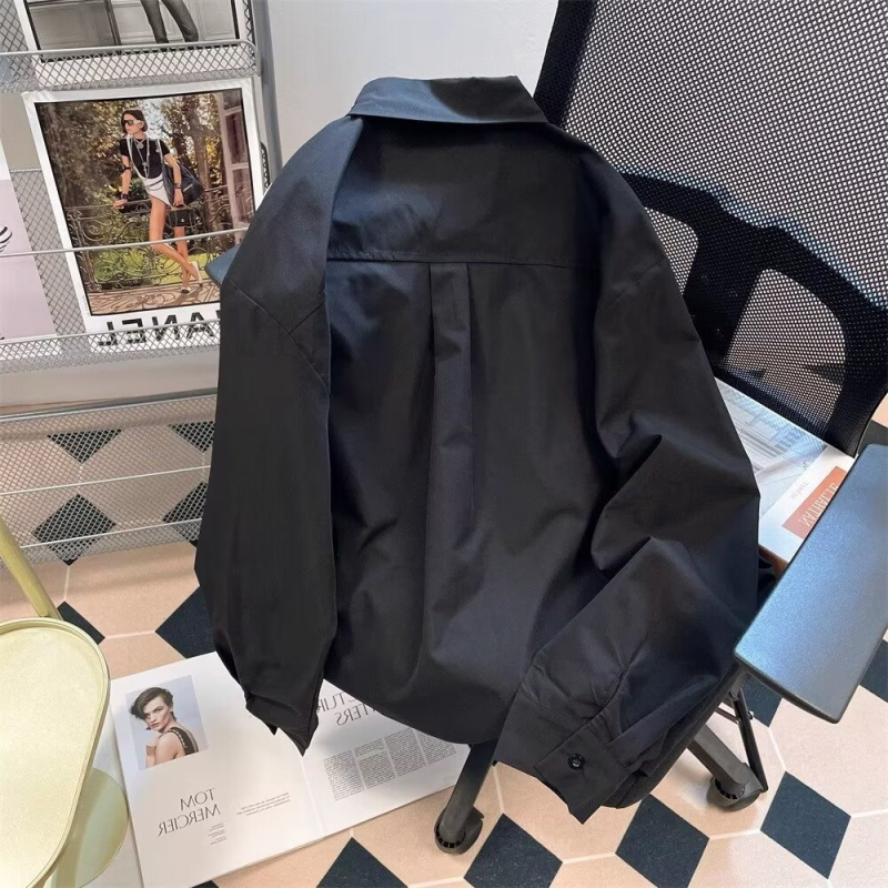 Ing galléros, hosszú ujjas, laza szabású, koreai kardigán stílusú, anyag keverék szálakból, poliészter ≤30%