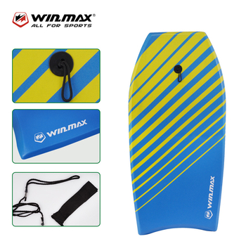 WIN.MAX szörfdeszka — XPE+EPS+HDPE szerkezet, univerzális használat