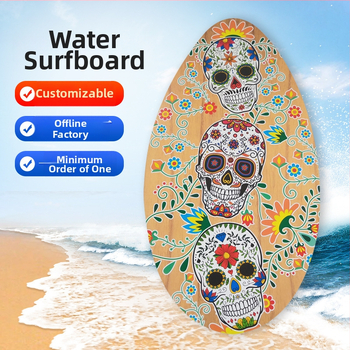 Hanson drevená Stand-Up Paddle Board – Surfboard pre dospelých a deti, jednosedová vodná doska