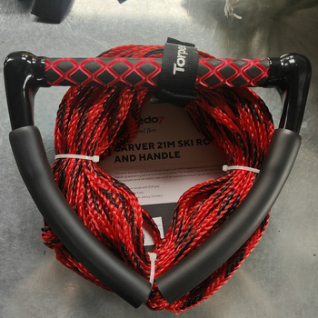 Wakeboard kötél lebegő fogóval, EVA anyag, 23 m hosszú, csúszásmentes fogó