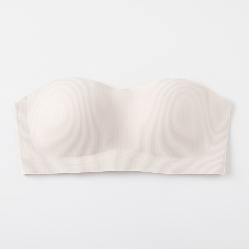 Sutien fără cusături, push-up, cu bretele detașabile, anti-alunecare, cupe 3/4