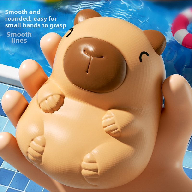 Jucărie de baie pentru copii Capybara – moi pentru mușcare, plutitoare, din vinil, set, cod TM5061, ambalaj cutie color, pentru 0-3 ani