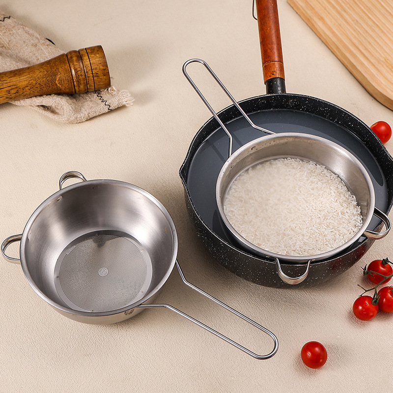Nehrđajući čelik višestruko sito: za ispiranje riže, filtr za mlijeko soje, cjedilo za sok i sezam, kuhinjska žlica za rezance, ultra-fino sito za brašno