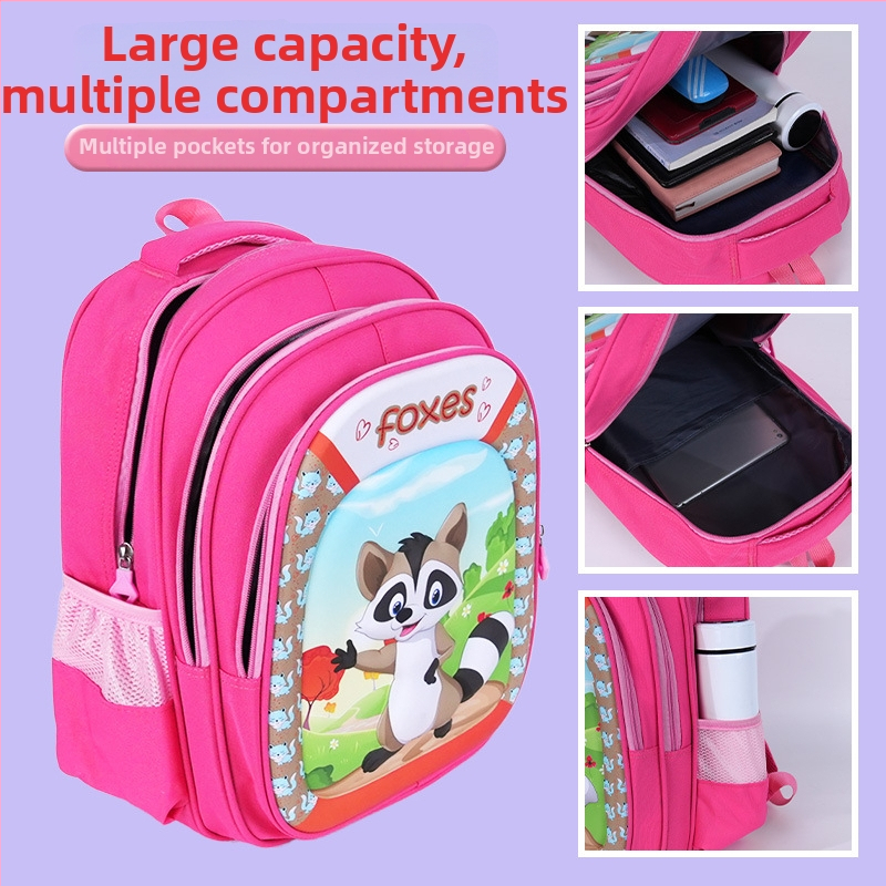 Rucsac pentru grădiniță cu husă rigidă, capacitate mare, unisex, nailon, respirabil și impermeabil