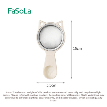 FaSoLa sită din oțel inoxidabil pentru făină și filtru de lapte de soia, unelte pentru hrana bebelușilor