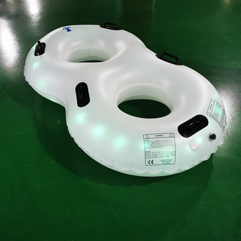 8-as alakú PVC felfújható vízisígyűrű világítással, matt átlátszatlan felülettel, két személyes – Kód Yt-0271