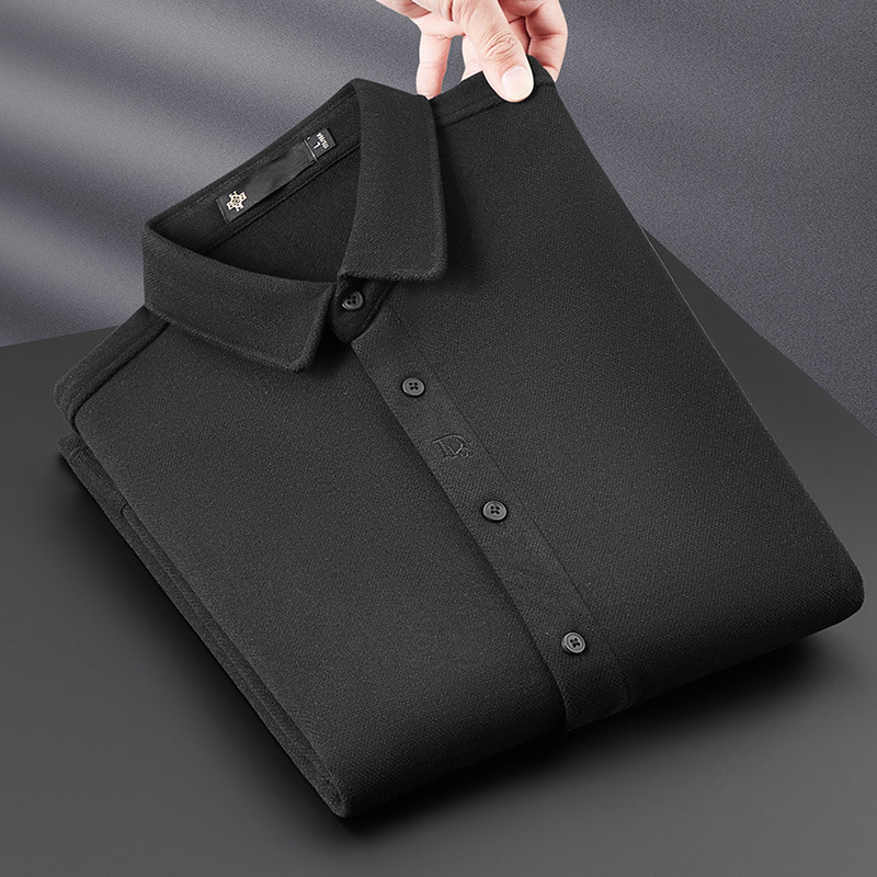 Cămașă brodată cu jacquard, mâneci lungi, 85% bumbac, 12% alte materiale, 3% elastan